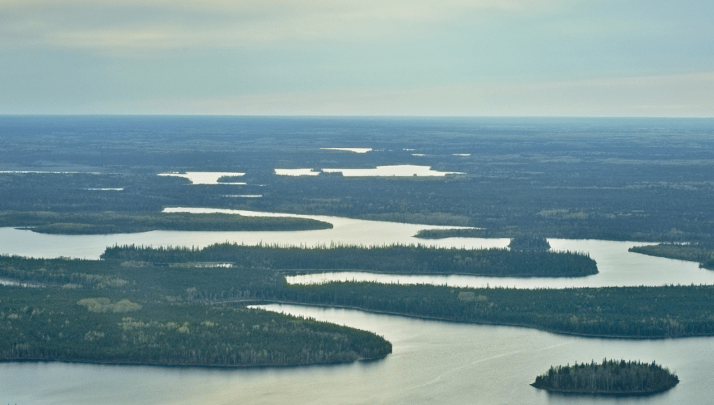 Fire An aerial view of the Attawapiskat River. Photo by Allan Lissner/Neskantaga First Nation.