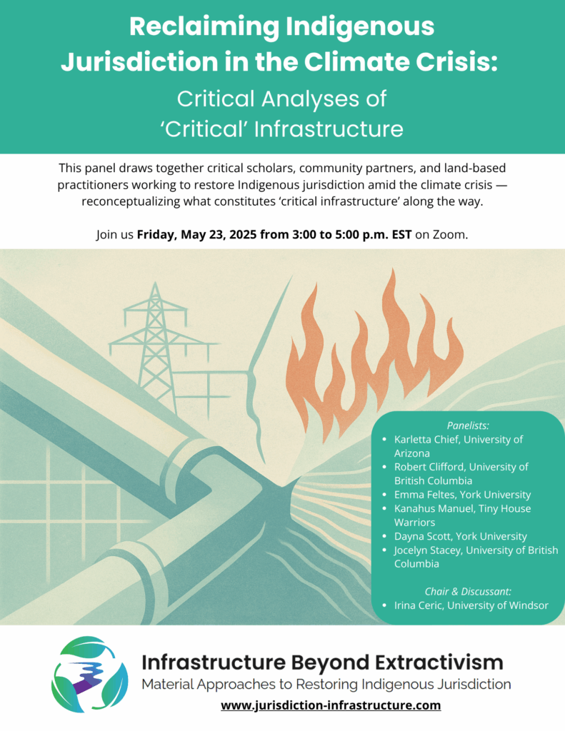Reclaiming Indigenous Jurisdiction in the Climate Crisis: Critical Analyses of ‘Critical’ Infrastructure
