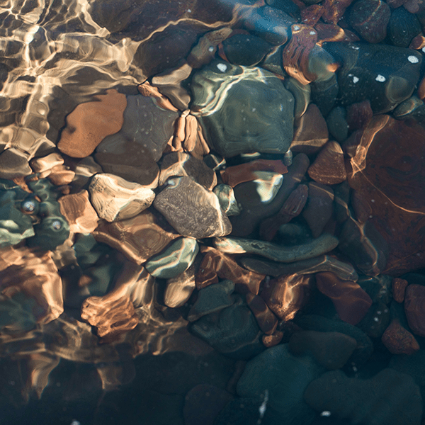 Lucas Ludwig's photo of Lake Superior, rocks in lake